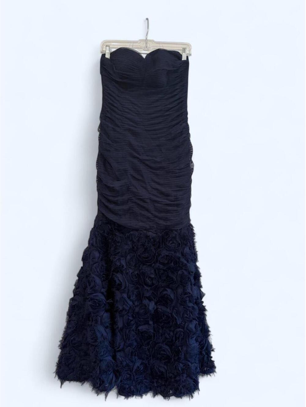 JS Collections Women's Navy and Blue Dress